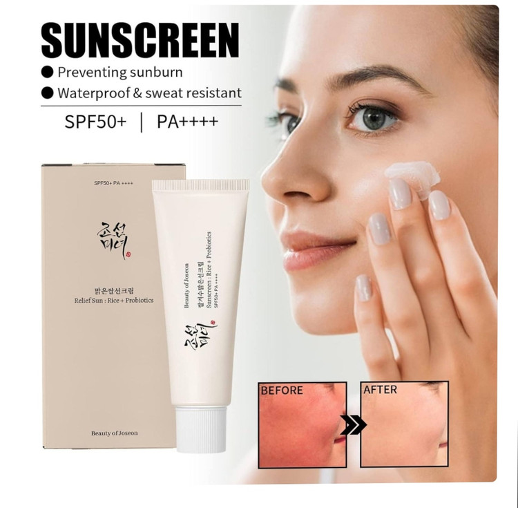 ضد آفتاب کره ای SPF50 بی رنگ بیوتی آف