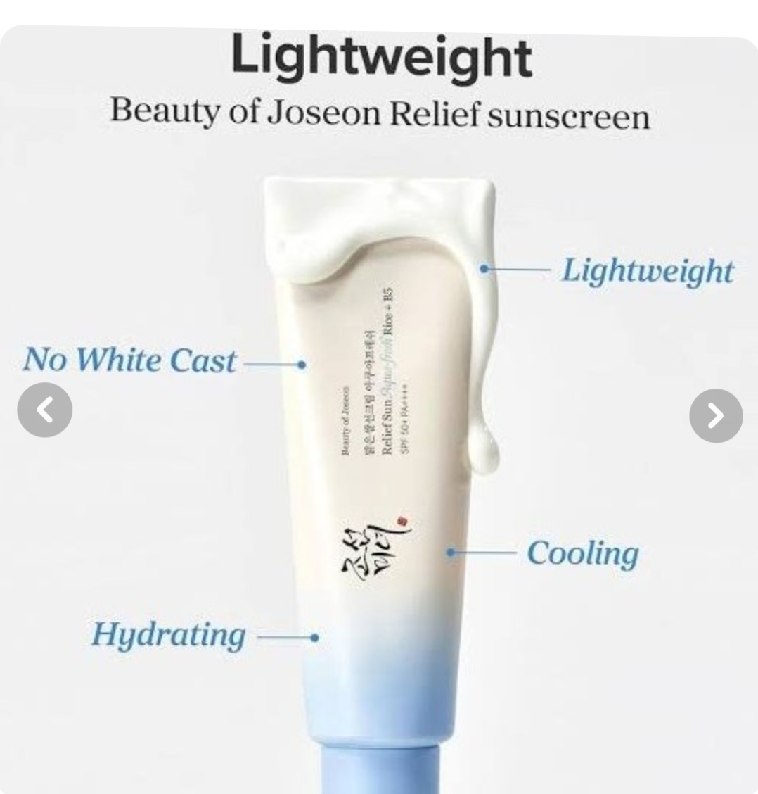 کرم ضد آفتاب کره ای SPF50 مناسب پوست چرب اکوا فرش بیوتی آف