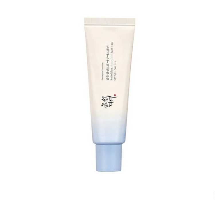 کرم ضد آفتاب کره ای SPF50 مناسب پوست چرب اکوا فرش بیوتی آف