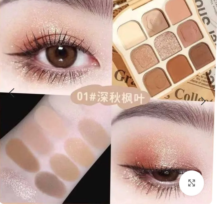 سایه چشم کره ای مدل طرح نان تست شماره1